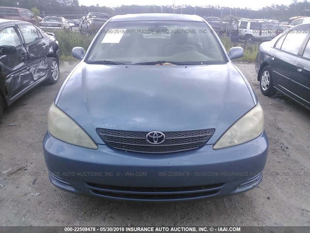 4T1BE32K53U783173 - 2003 TOYOTA CAMRY LE/XLE/SE ლურჯი ფოტო 6