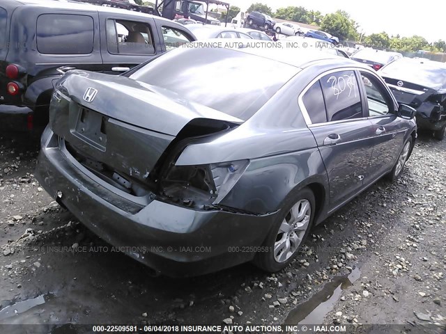 1HGCP2F8XAA184331 - 2010 HONDA ACCORD EXL GRAY photo 4