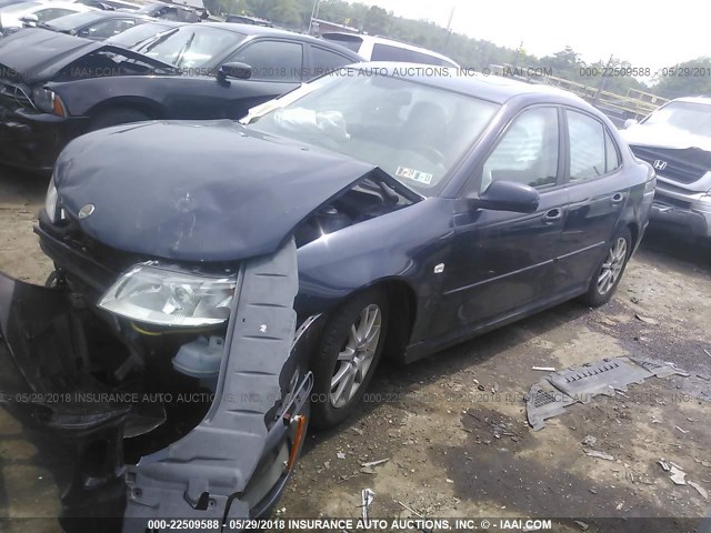 YS3FD45Y751045743 - 2005 SAAB 9-3 ARC BLUE photo 2