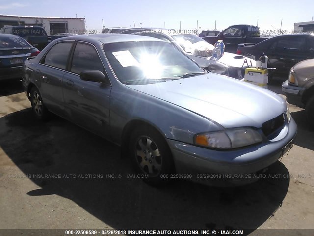 1YVGF22C0W5691178 - 1998 MAZDA 626 DX/LX BLUE photo 1