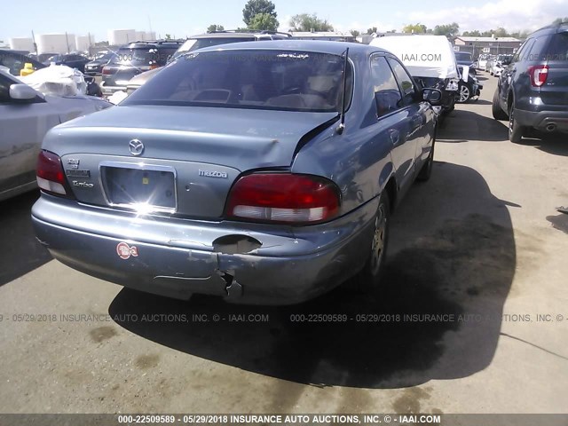 1YVGF22C0W5691178 - 1998 MAZDA 626 DX/LX BLUE photo 6