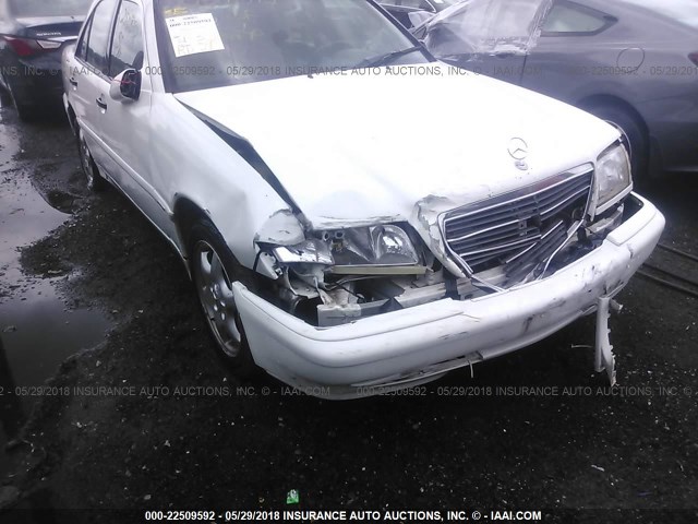 WDBHA29G2WF668916 - 1998 MERCEDES-BENZ C 280 WHITE photo 6