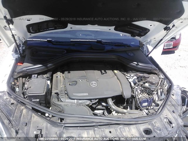 4JGDA5HB4CA026998 - 2012 MERCEDES-BENZ ML 350 4MATIC WHITE photo 10