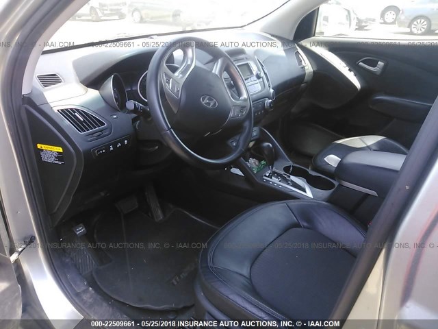 KM8JUCAC7CU419345 - 2012 HYUNDAI TUCSON GLS/LIMITED GRAY photo 5