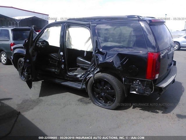 1GYFK23209R215040 - 2009 CADILLAC ESCALADE LUXURY შავი ფოტო 3
