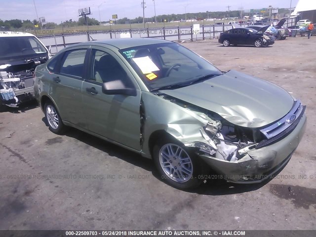 1FAHP35N28W235244 - 2008 FORD FOCUS SE/SEL/SES GREEN photo 1