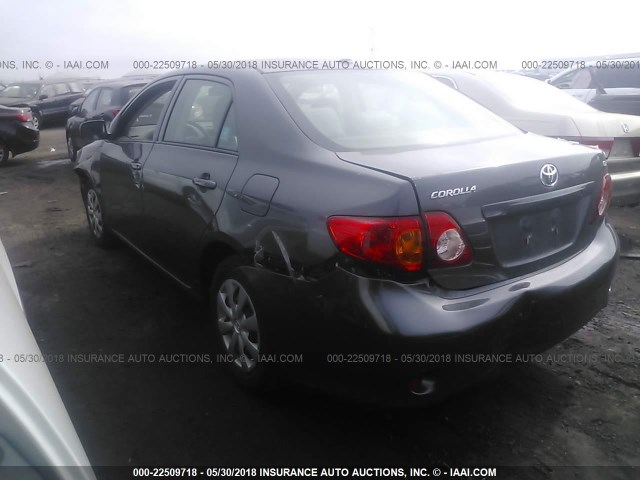 JTDBL40E29J035889 - 2009 TOYOTA COROLLA LE/XLE GRAY photo 3