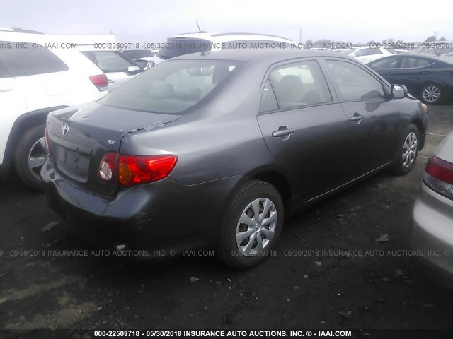 JTDBL40E29J035889 - 2009 TOYOTA COROLLA LE/XLE GRAY photo 4
