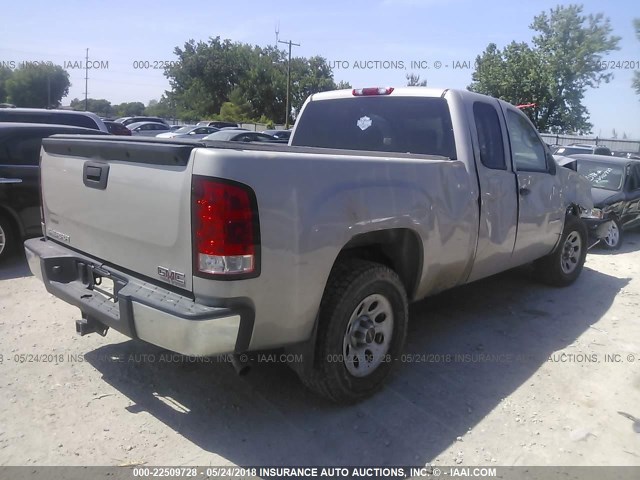 1GTEC19X19Z197921 - 2009 GMC SIERRA C1500 TAN photo 4