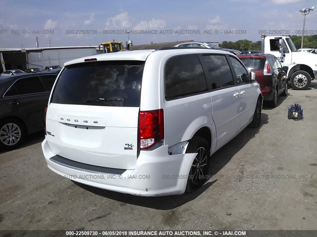 2C4RDGEG9GR375184 - 2016 DODGE GRAND CARAVAN R/T WHITE photo 4