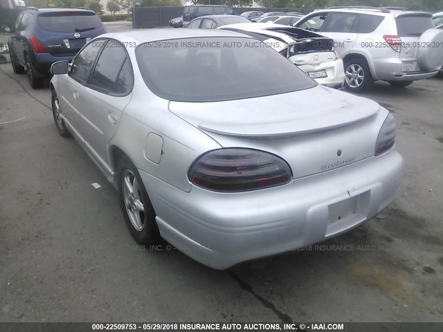 1G2WP52K12F177730 - 2002 PONTIAC GRAND PRIX GT GRAY photo 3