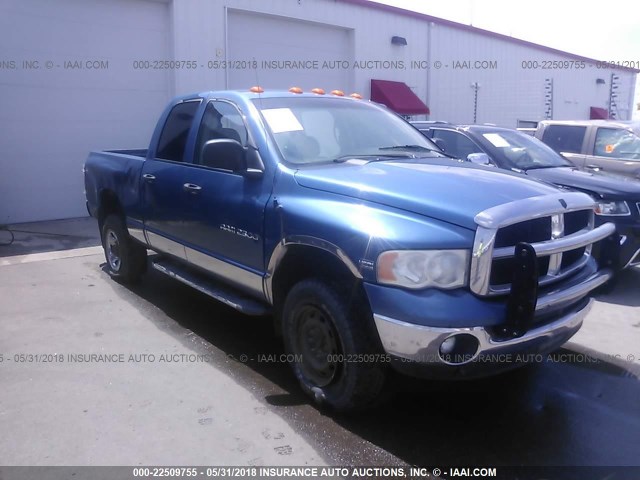 3D7KU28D23G829867 - 2003 DODGE RAM 2500 ST/SLT BLUE photo 1