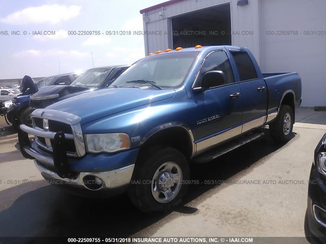 3D7KU28D23G829867 - 2003 DODGE RAM 2500 ST/SLT 蓝色 照片 2