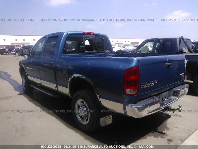 3D7KU28D23G829867 - 2003 DODGE RAM 2500 ST/SLT 蓝色 照片 3