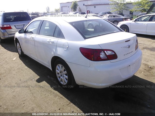 1C3LC46K57N640162 - 2007 CHRYSLER SEBRING WHITE photo 3