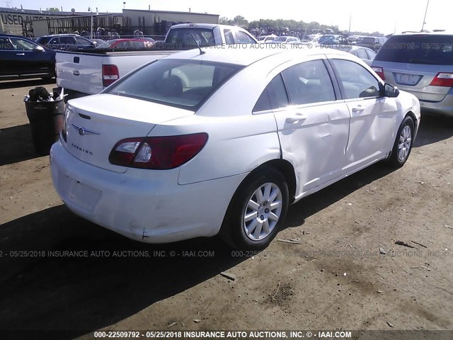 1C3LC46K57N640162 - 2007 CHRYSLER SEBRING WHITE photo 4