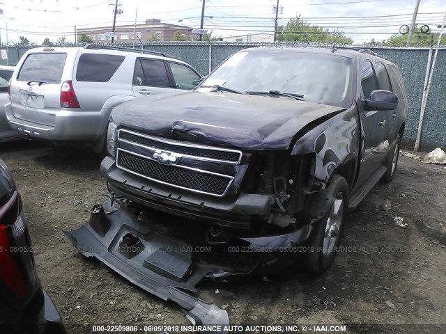 1GNFK26369R199735 - 2009 CHEVROLET SUBURBAN K1500 LT MAROON photo 2