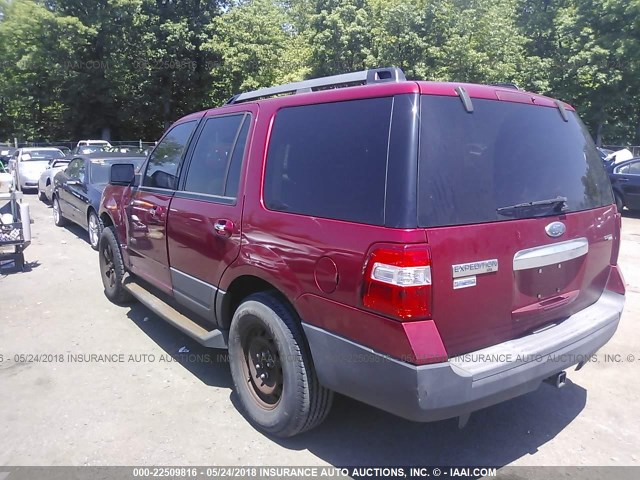 1FMFU15507LA35425 - 2007 FORD EXPEDITION XLT RED photo 3