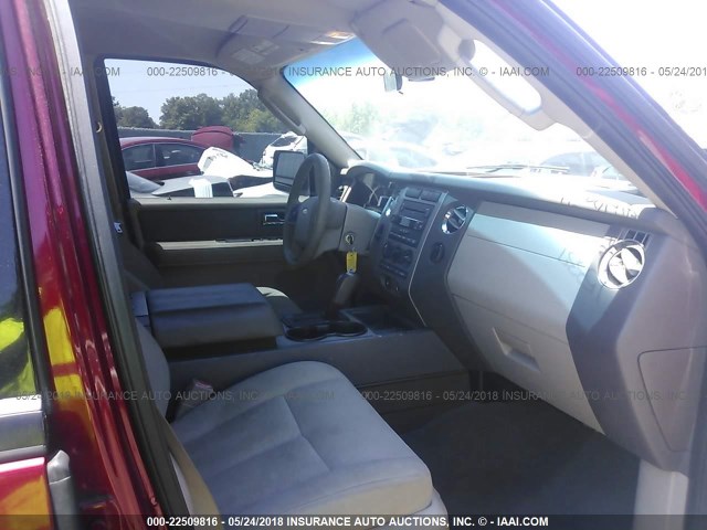 1FMFU15507LA35425 - 2007 FORD EXPEDITION XLT RED photo 5