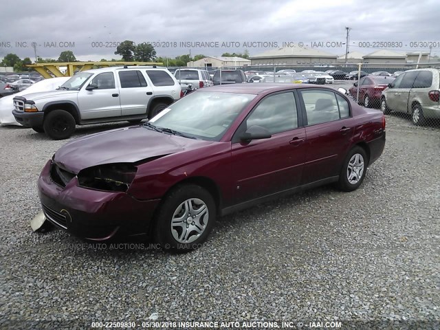 1G1ZS58F77F176454 - 2007 CHEVROLET MALIBU LS 栗色 照片 2