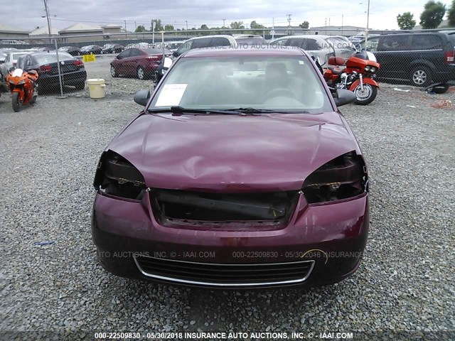 1G1ZS58F77F176454 - 2007 CHEVROLET MALIBU LS 栗色 照片 6