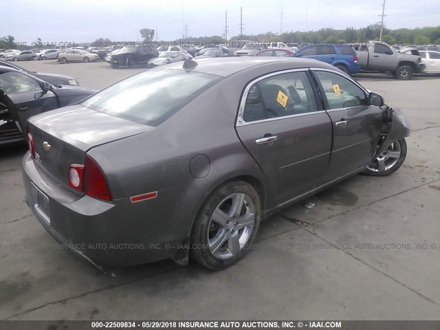 1G1ZC5E02CF332603 - 2012 CHEVROLET MALIBU 1LT 棕色 照片 4