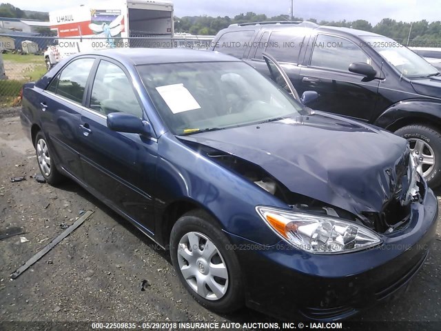 4T1BE30KX4U280081 - 2004 TOYOTA CAMRY LE/XLE/SE ლურჯი ფოტო 1