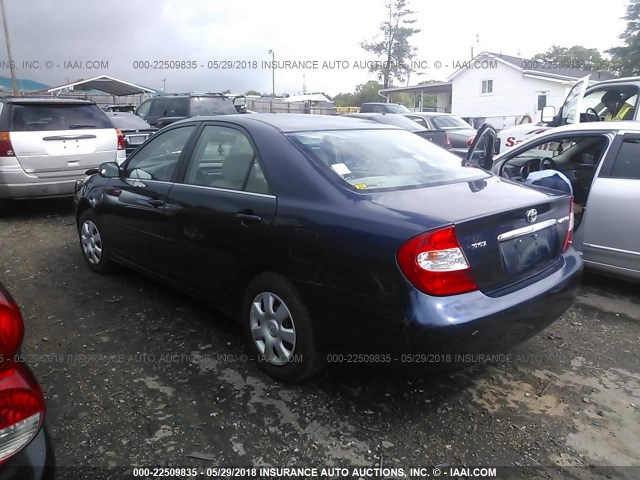 4T1BE30KX4U280081 - 2004 TOYOTA CAMRY LE/XLE/SE ლურჯი ფოტო 3