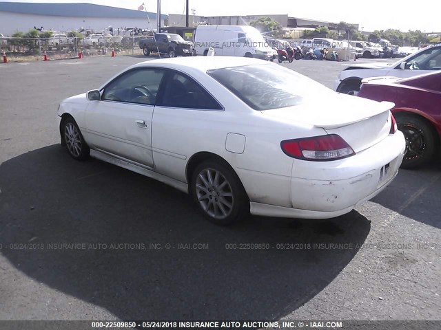 2T1CF22P8XC094680 - 1999 TOYOTA CAMRY SOLARA SE/SLE WHITE photo 3