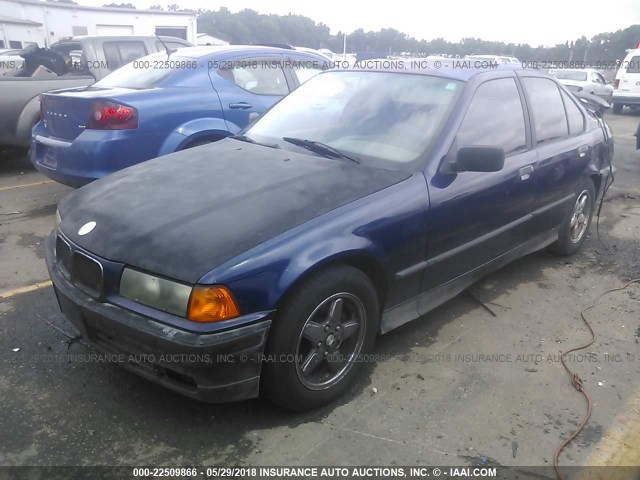 WBACA531XNFG02694 - 1992 BMW 318 I Dark Blue photo 2