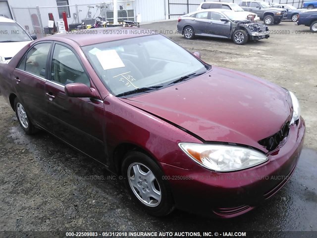 4T1BF32K02U525638 - 2002 TOYOTA CAMRY LE/XLE/SE 红色 照片 1