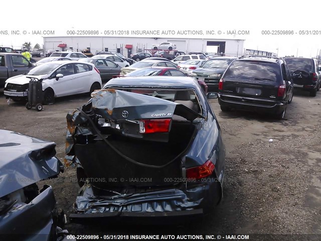 4T1BG22K1YU981163 - 2000 TOYOTA CAMRY CE/LE/XLE 青色 照片 6