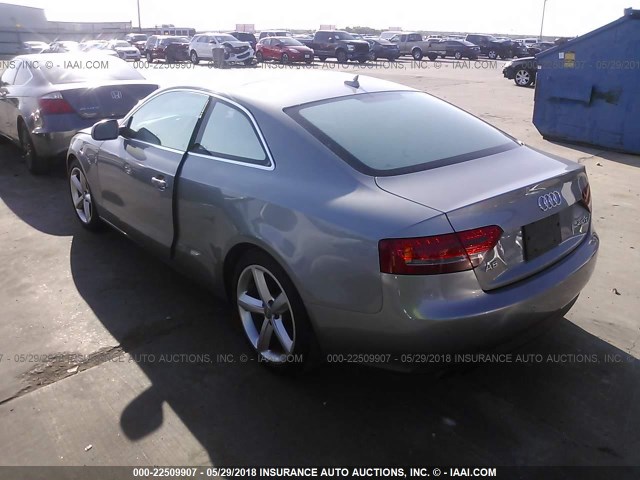 WAULFAFR7AA008290 - 2010 AUDI A5 PREMIUM PLUS GRAY photo 3