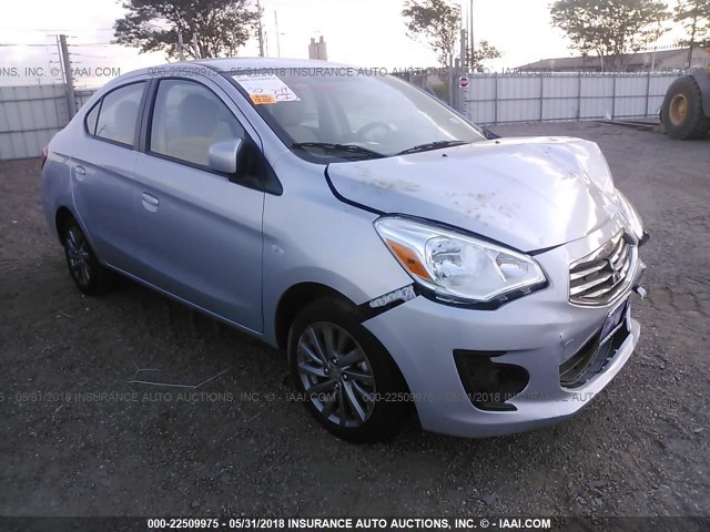 ML32F3FJ3JHF09596 - 2018 MITSUBISHI MIRAGE G4 ES Серебристый фото 1