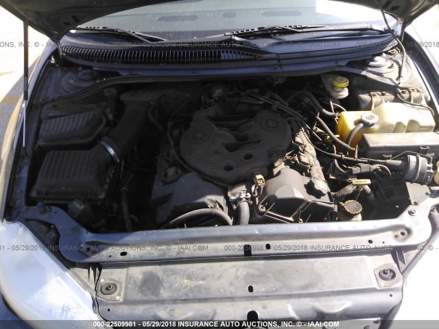 2B3HD46RX4H678780 - 2004 DODGE INTREPID SE GRAY photo 10