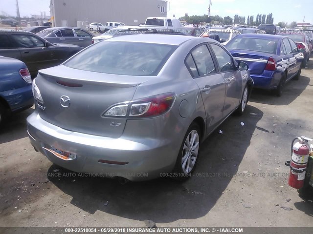 JM1BL1U65B1405773 - 2011 MAZDA 3 S SILVER photo 4