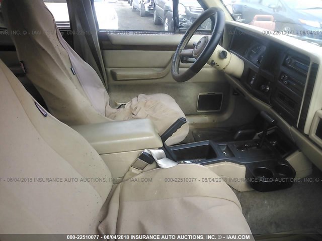 1J4FJ78S5PL578460 - 1993 JEEP CHEROKEE COUNTRY GOLD photo 5