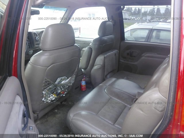 3GNGC26J5XG142536 - 1999 CHEVROLET SUBURBAN C2500 RED photo 8