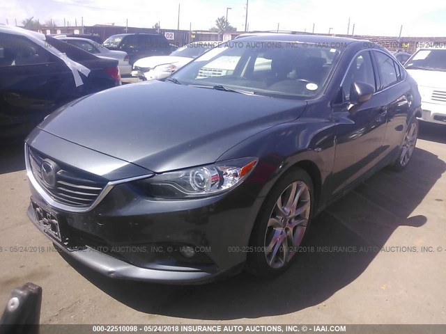 JM1GJ1W66E1139290 - 2014 MAZDA 6 GRAND TOURING 黑色 照片 2