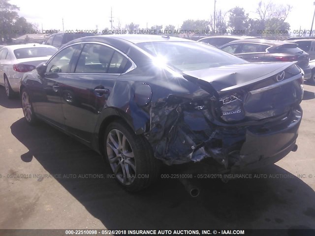 JM1GJ1W66E1139290 - 2014 MAZDA 6 GRAND TOURING 黑色 照片 3