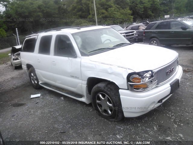 1GKFK66U05J156370 - 2005 GMC YUKON XL DENALI WHITE photo 1