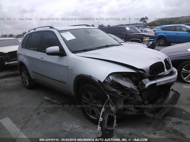 5UXZV4C55D0B04966 - 2013 BMW X5 XDRIVE35I SILVER photo 1