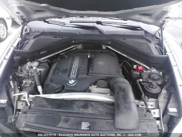 5UXZV4C55D0B04966 - 2013 BMW X5 XDRIVE35I SILVER photo 10