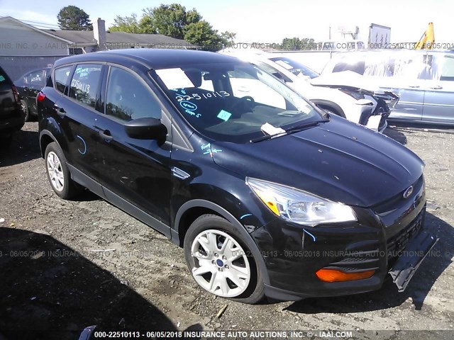 1FMCU0F77GUB90318 - 2016 FORD ESCAPE S BLUE photo 1