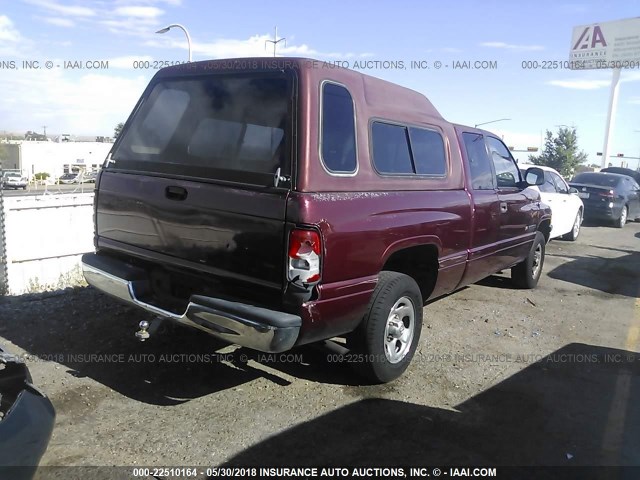 3B7HC12ZXYG122383 - 2000 DODGE RAM 1500 PURPLE photo 4