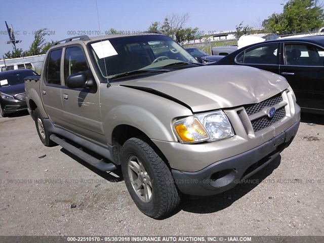 1FMZU67K45UA98435 - 2005 FORD EXPLORER SPORT TR  TAN photo 1