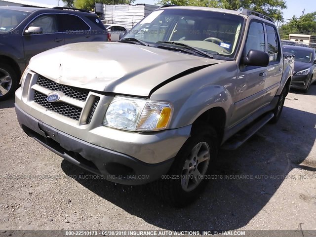 1FMZU67K45UA98435 - 2005 FORD EXPLORER SPORT TR  TAN photo 2