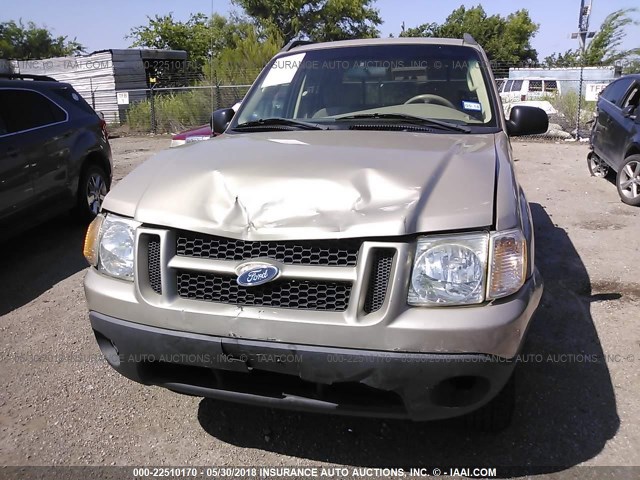 1FMZU67K45UA98435 - 2005 FORD EXPLORER SPORT TR  TAN photo 6