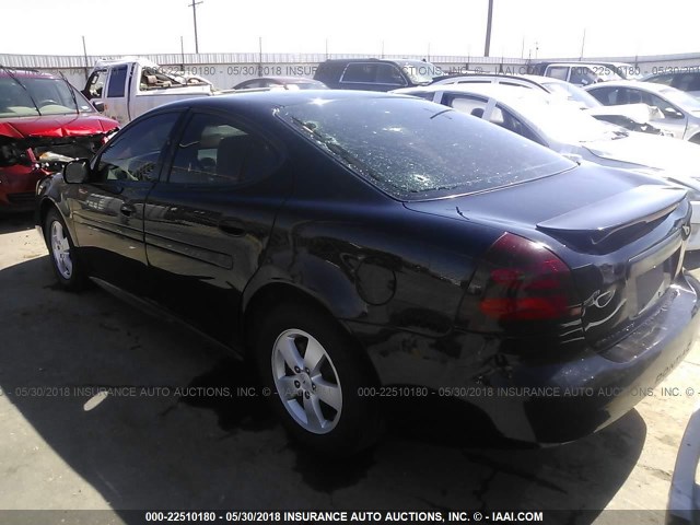 2G2WP582361311030 - 2006 PONTIAC GRAND PRIX BLACK photo 3