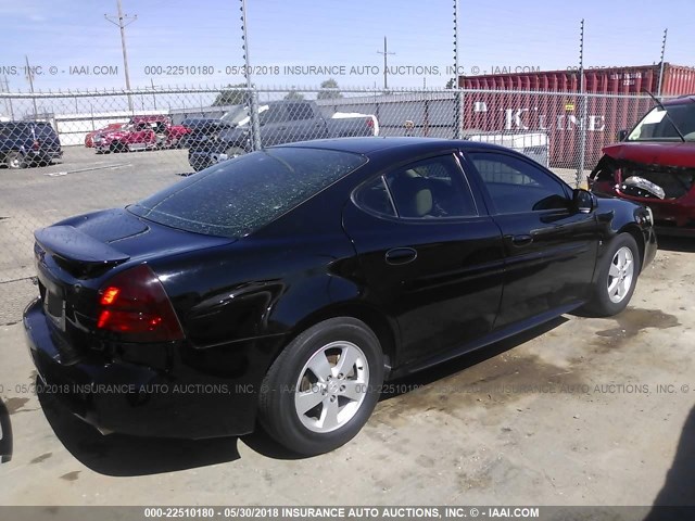 2G2WP582361311030 - 2006 PONTIAC GRAND PRIX BLACK photo 4